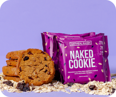 Oatmeal Raisin Protein Cookies | 12 Pack of Naked Cookies
